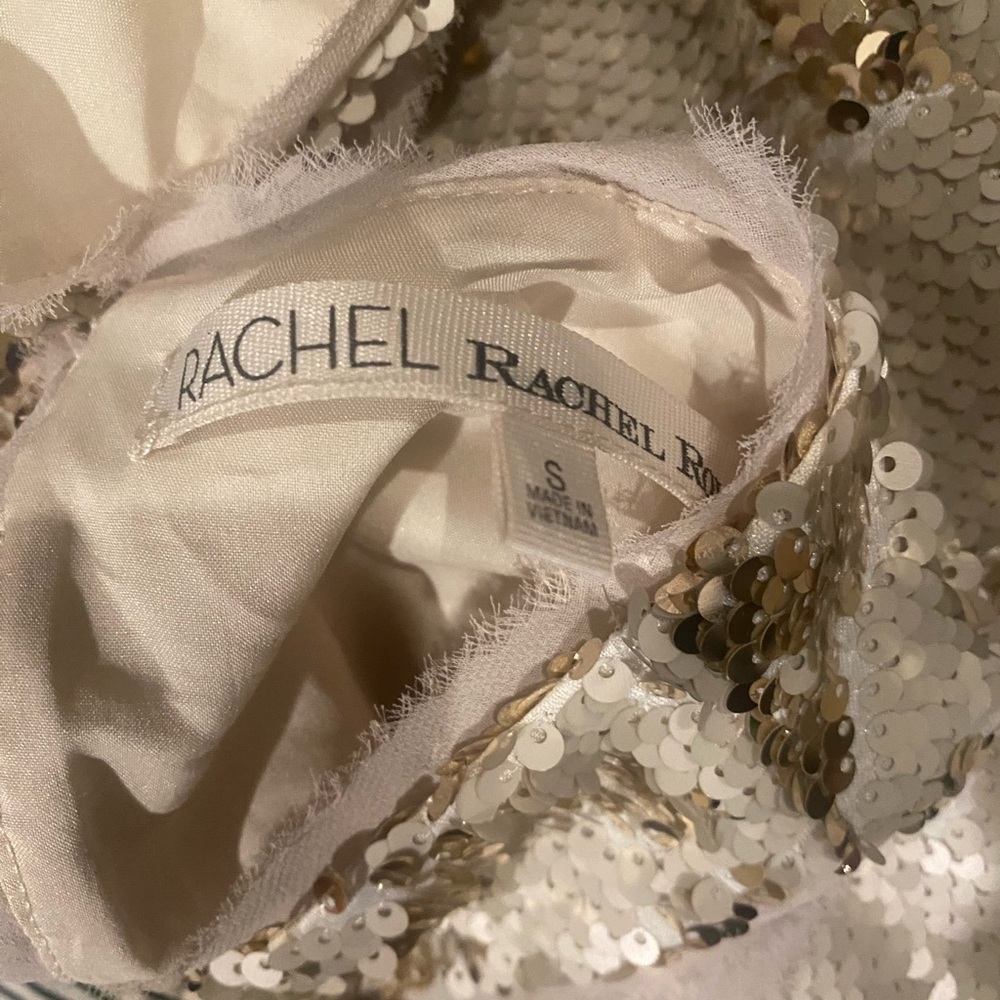 RACHEL ROY GOLD SEQUIN SWING DRESS   NWT - Picture 9 of 9